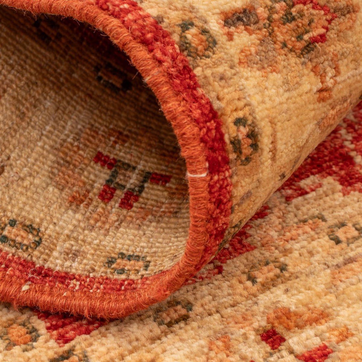 Ziegler Teppich - 92 x 60 cm - rot