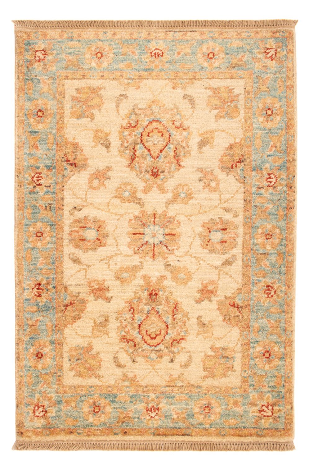 Ziegler Teppich - 90 x 62 cm - beige