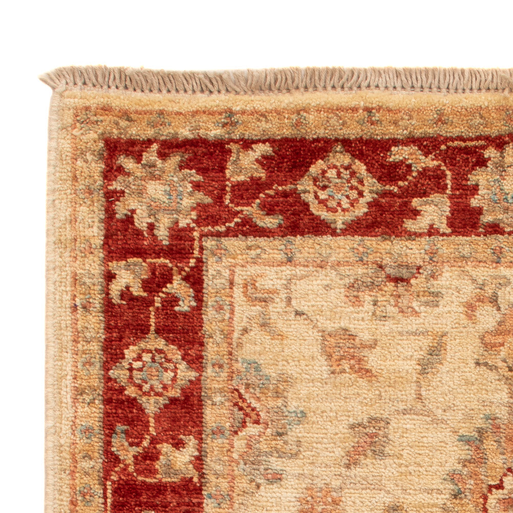 Ziegler Teppich - 89 x 57 cm - beige