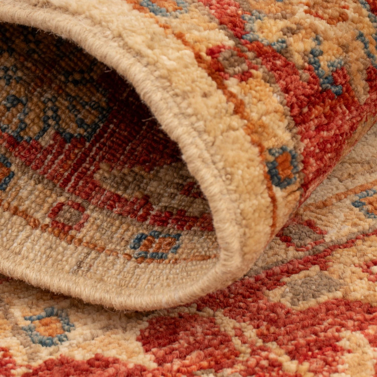 Ziegler Teppich - 88 x 61 cm - beige