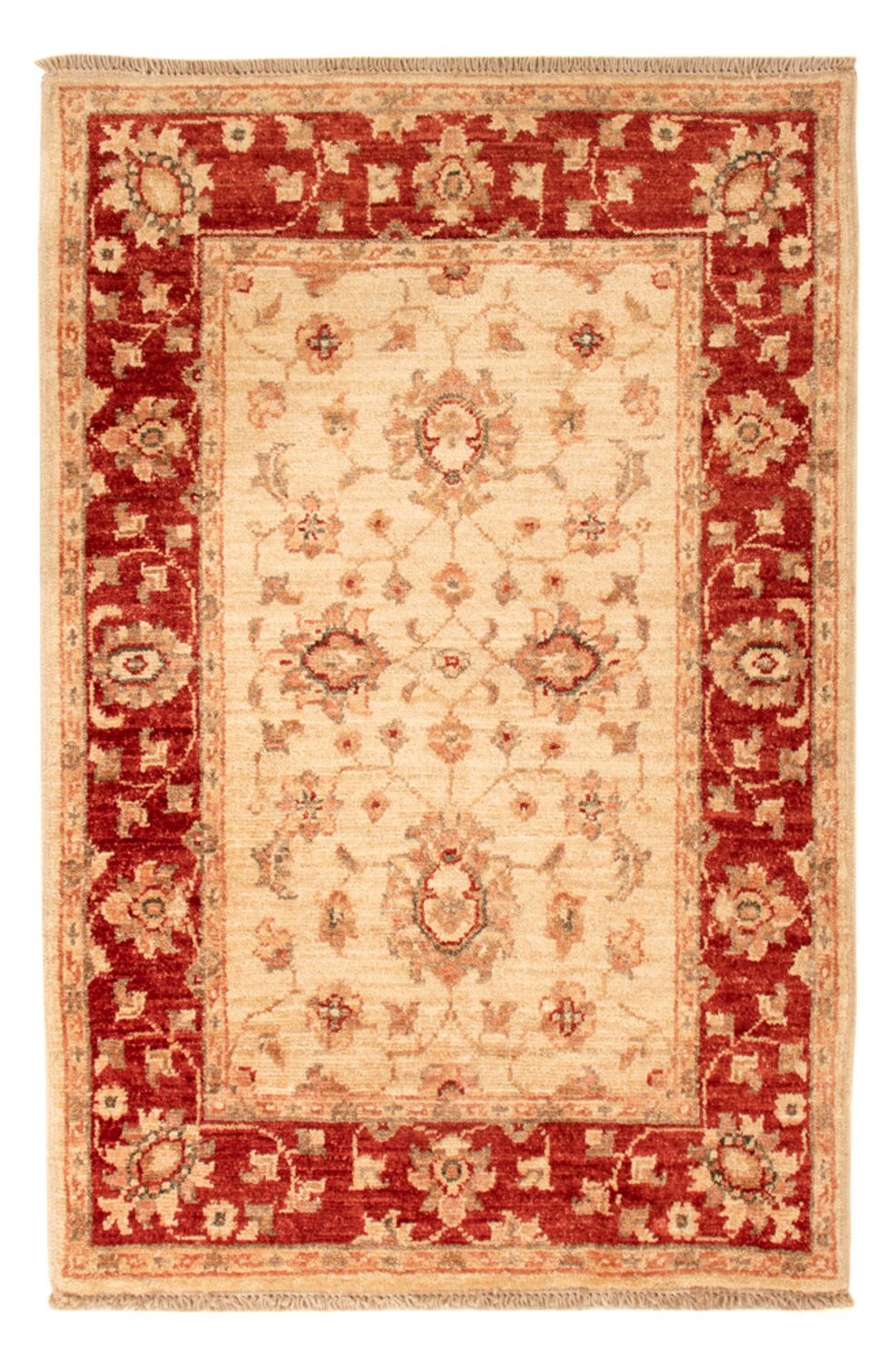 Ziegler Teppich - 90 x 60 cm - beige