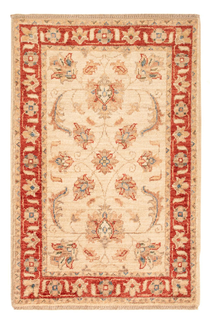 Ziegler Teppich - 90 x 59 cm - beige