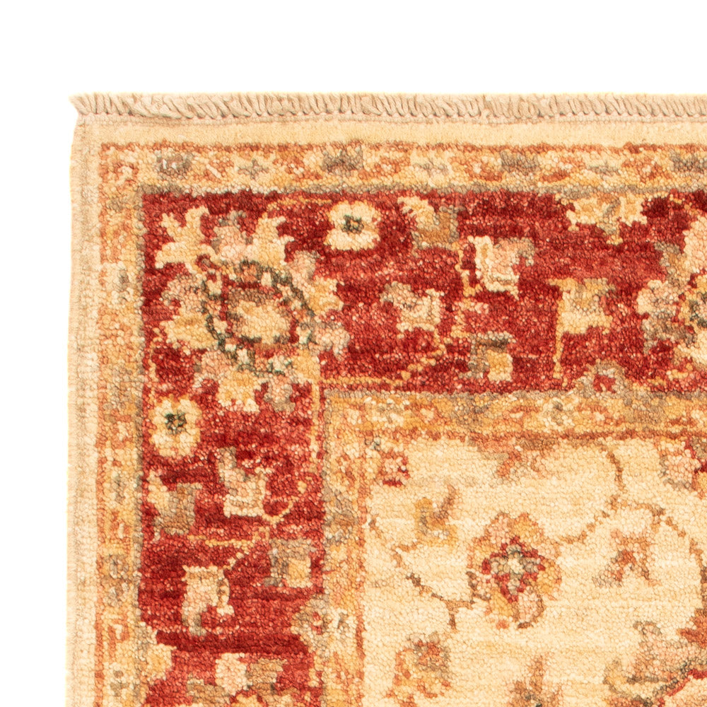 Ziegler Teppich - 86 x 59 cm - beige