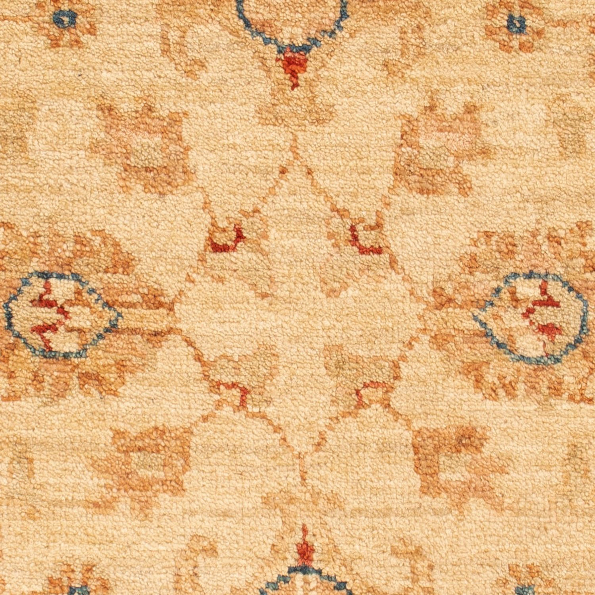 Ziegler Teppich - 90 x 60 cm - beige