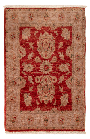 Ziegler Teppich - 88 x 59 cm - rot