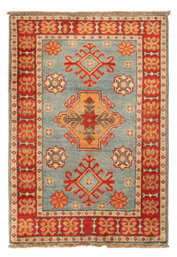 Tappeto Ziegler - Kazak - 88 x 59 cm - blu chiaro
