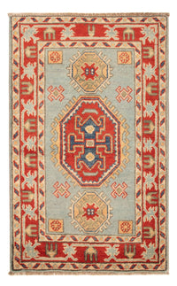 Tappeto Ziegler - Kazak - 96 x 60 cm - blu chiaro