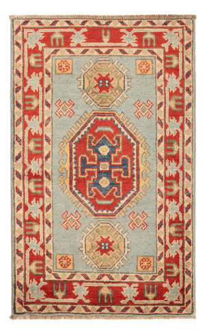 Ziegler Teppich - Kazak - 96 x 60 cm - hellblau