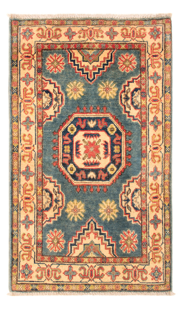 Ziegler Teppich - Kazak - 105 x 59 cm - blau