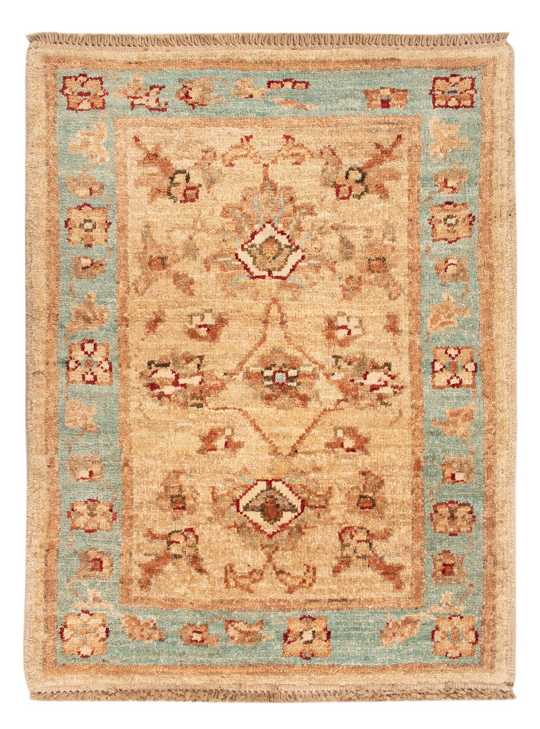 Ziegler Teppich - 70 x 54 cm - beige