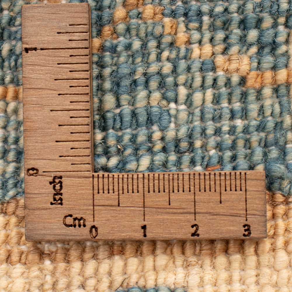 Ziegler Teppich - 71 x 50 cm - hellblau