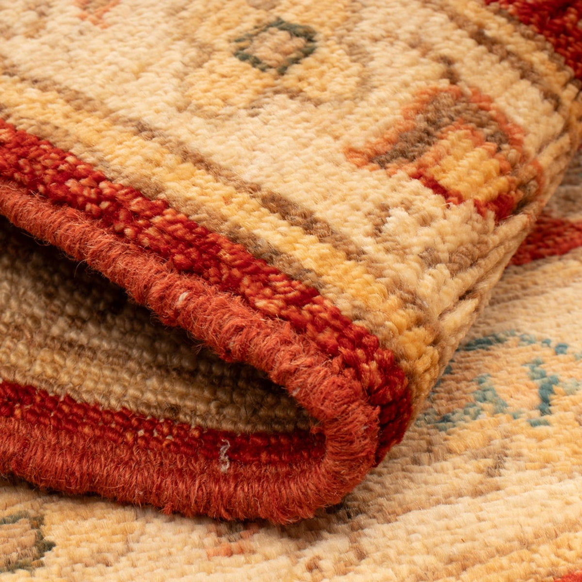 Ziegler Teppich - 68 x 53 cm - rot