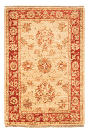 Ziegler Teppich - 90 x 61 cm - beige