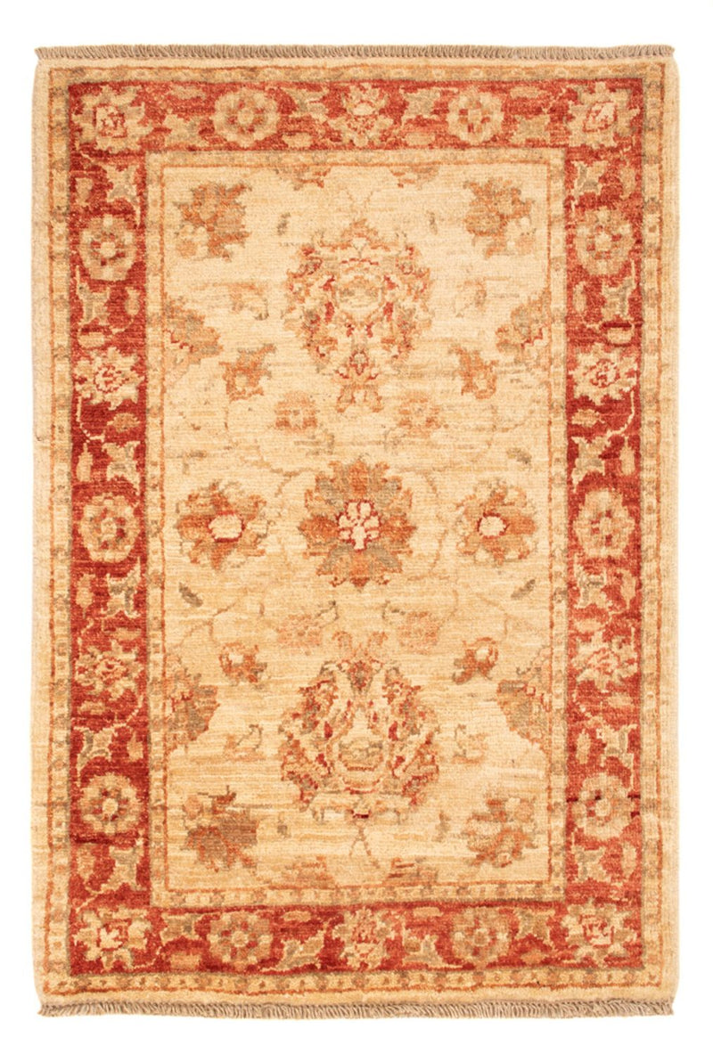 Ziegler Teppich - 90 x 61 cm - beige