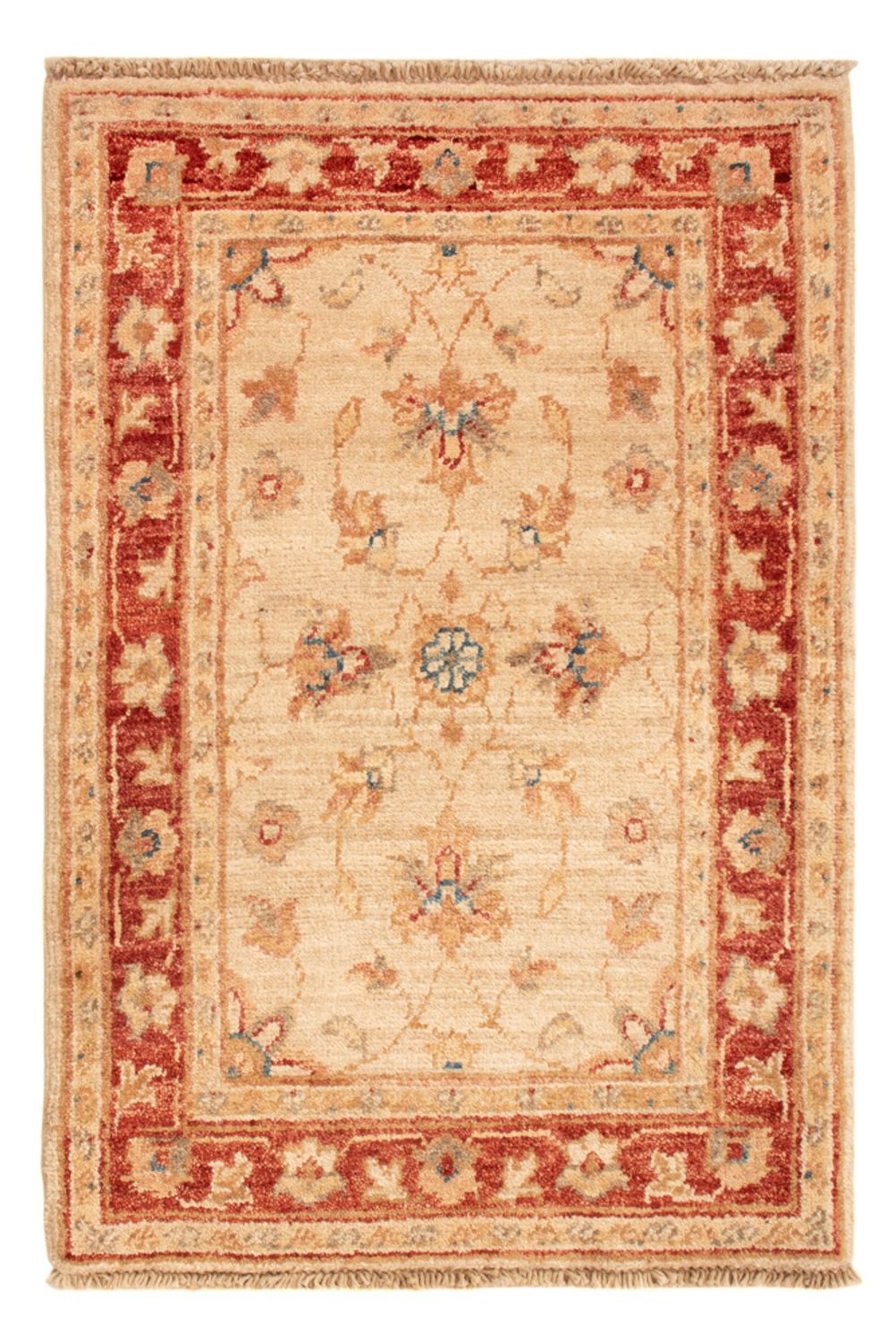 Ziegler Teppich - 76 x 50 cm - beige