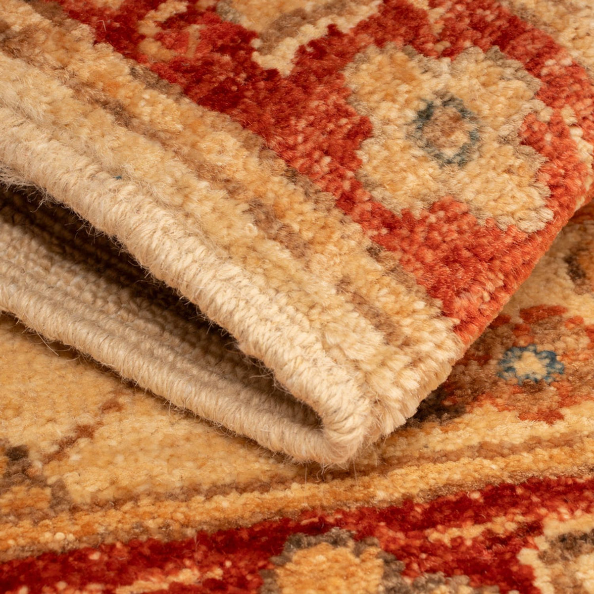 Ziegler Teppich - 70 x 51 cm - beige