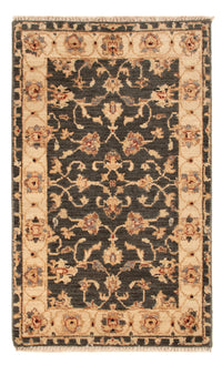 Tapis Ziegler - 90 x 60 cm - noir et blanc