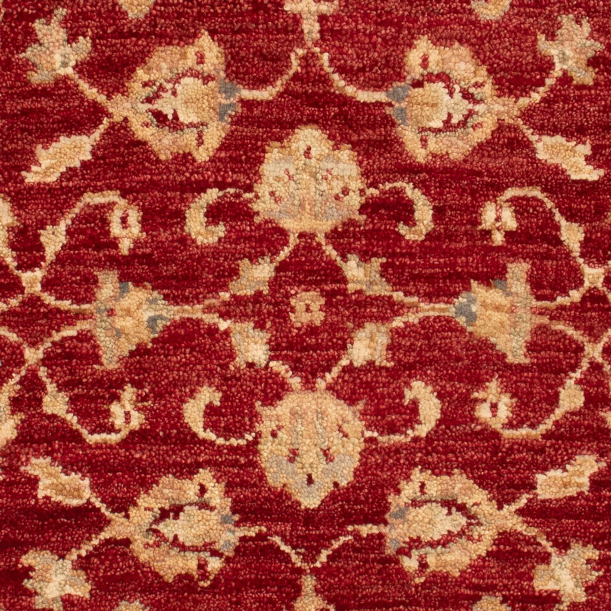 Ziegler Teppich - 90 x 60 cm - bordeauxrot
