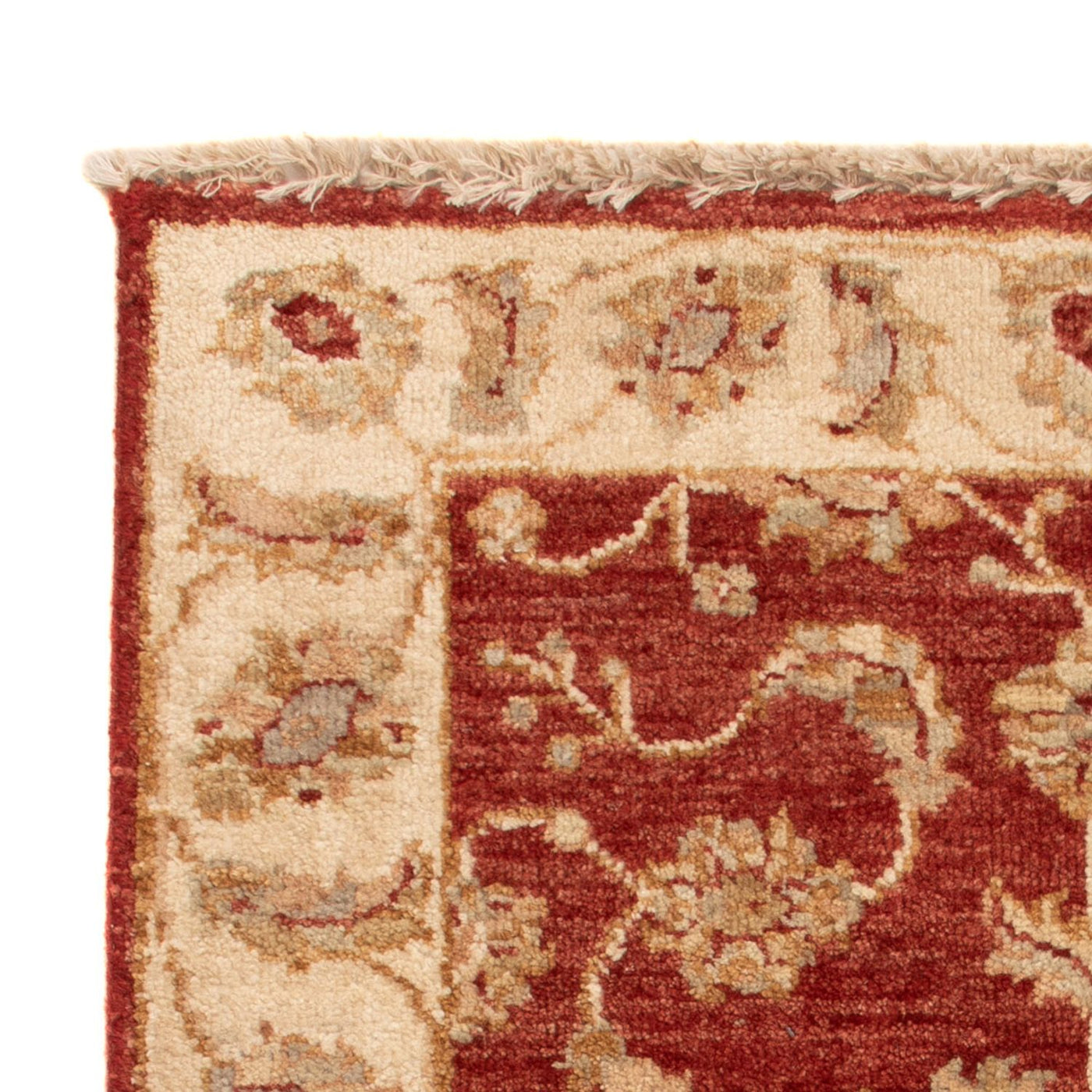 Ziegler Teppich - 90 x 60 cm - bordeauxrot