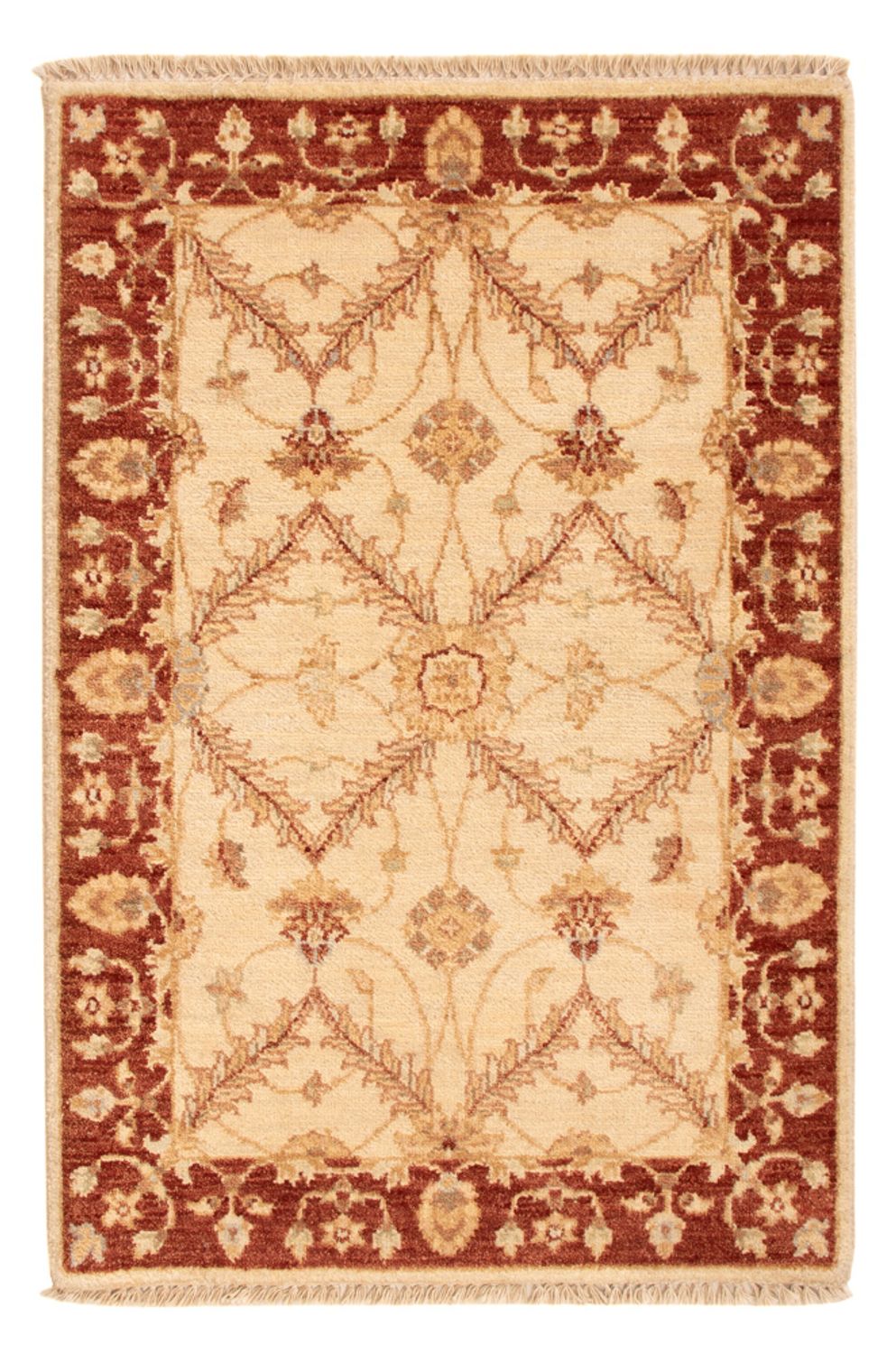 Ziegler Teppich - 90 x 60 cm - beige