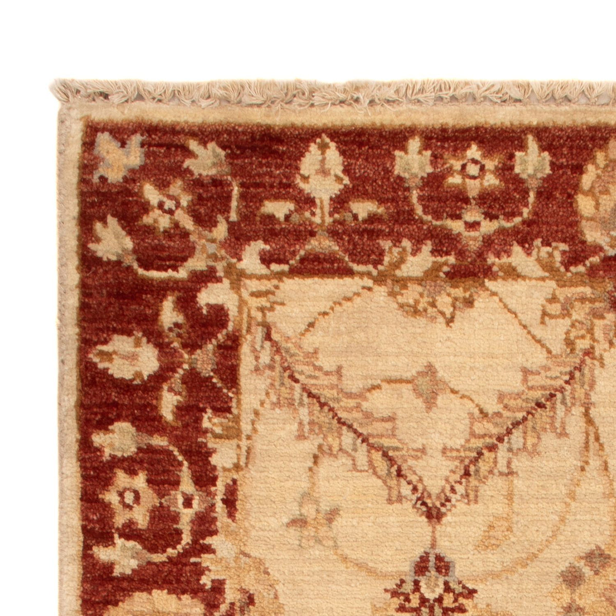 Ziegler Teppich - 90 x 60 cm - beige