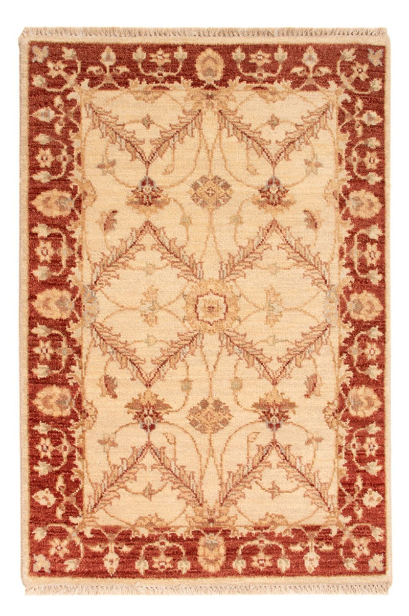 Ziegler Teppich - 90 x 60 cm - beige
