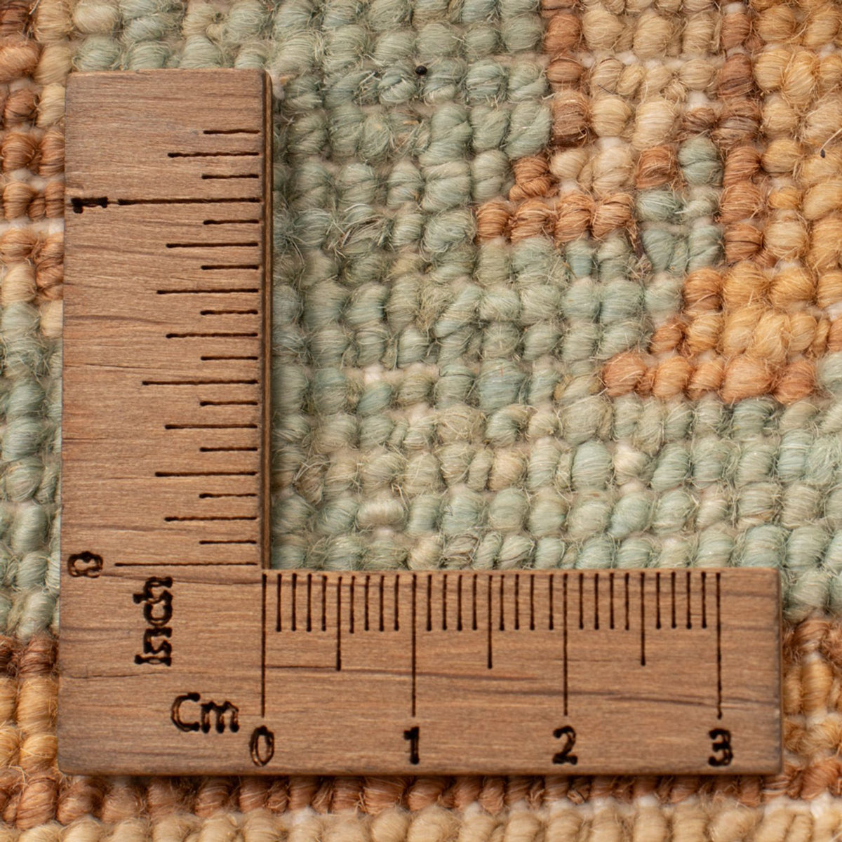 Ziegler Teppich - 71 x 53 cm - türkis