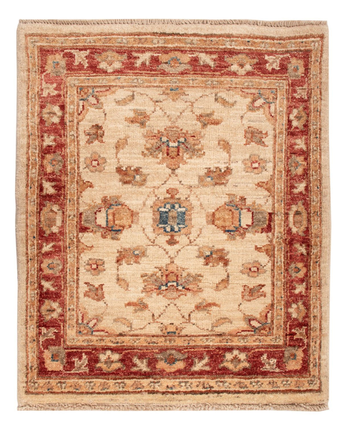Ziegler Teppich - 67 x 55 cm - beige