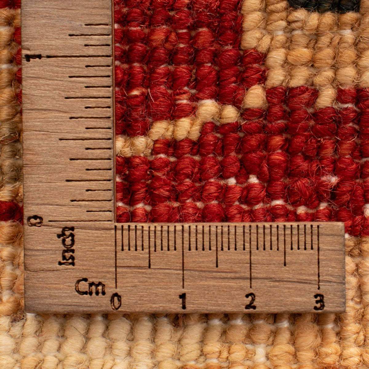 Ziegler Teppich - 70 x 53 cm - bordeauxrot