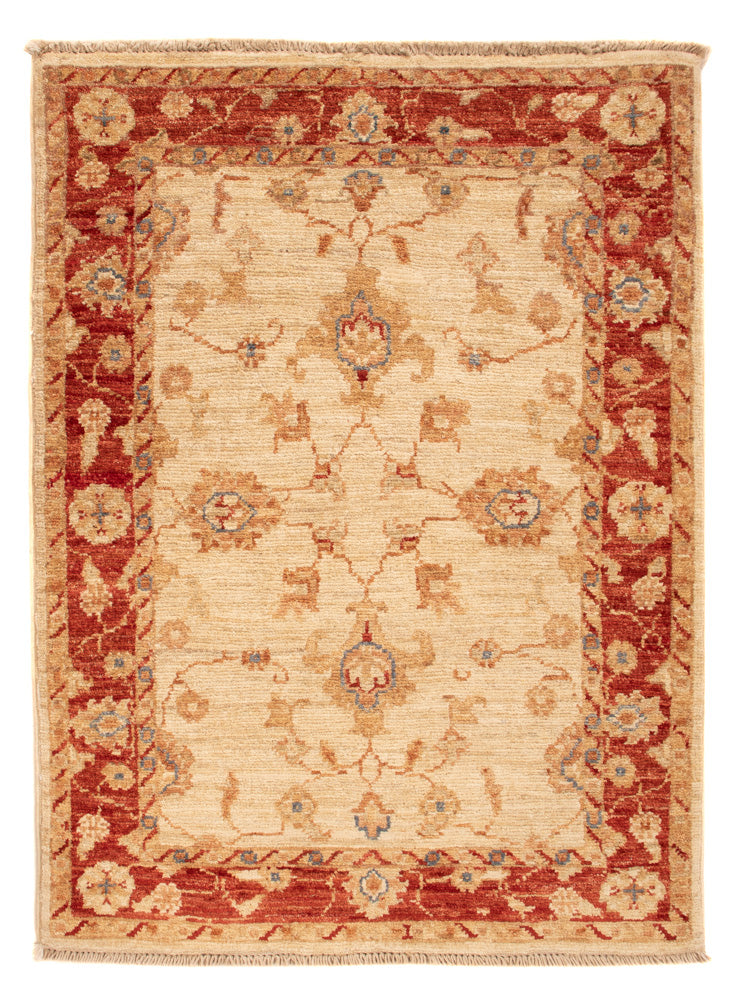 Ziegler Teppich - 84 x 63 cm - beige