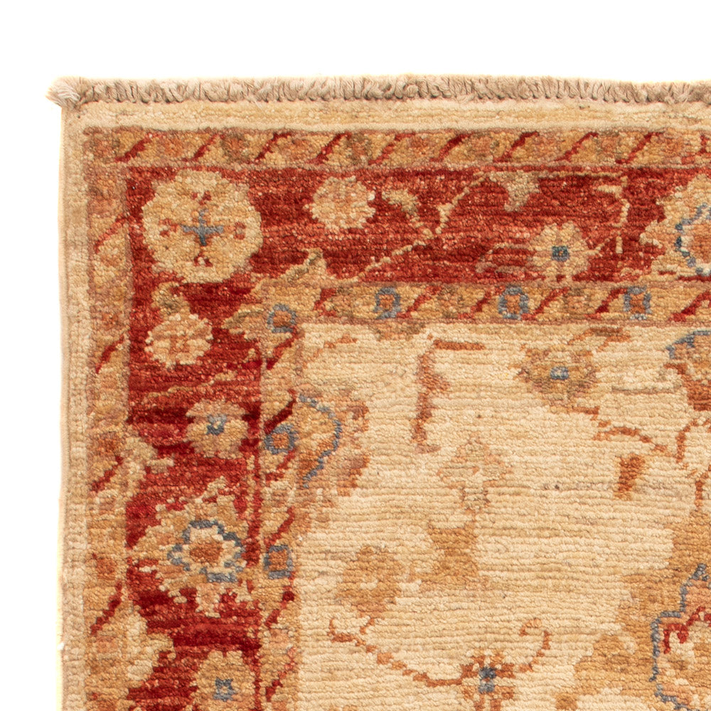 Ziegler Teppich - 84 x 63 cm - beige