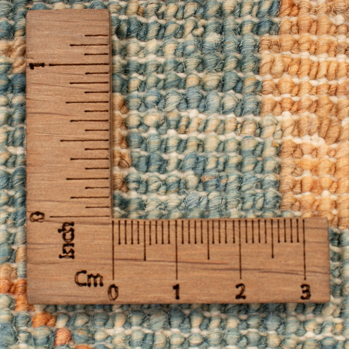 Ziegler Teppich - 72 x 52 cm - türkis