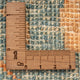 Ziegler Teppich - 72 x 52 cm - türkis