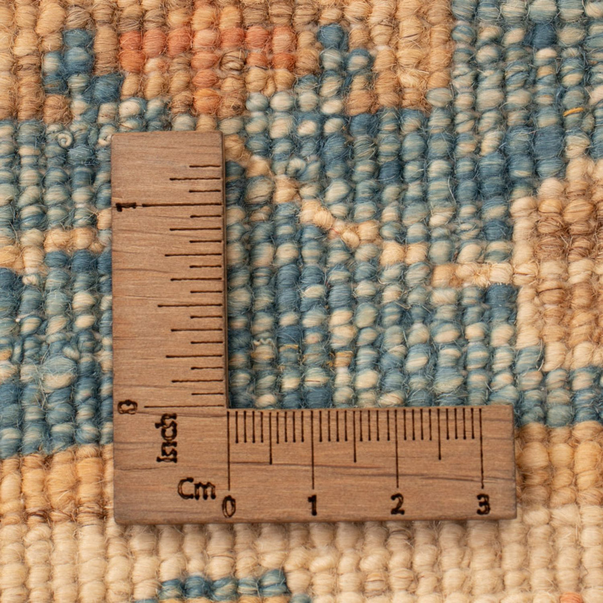 Ziegler Teppich - 71 x 54 cm - türkis