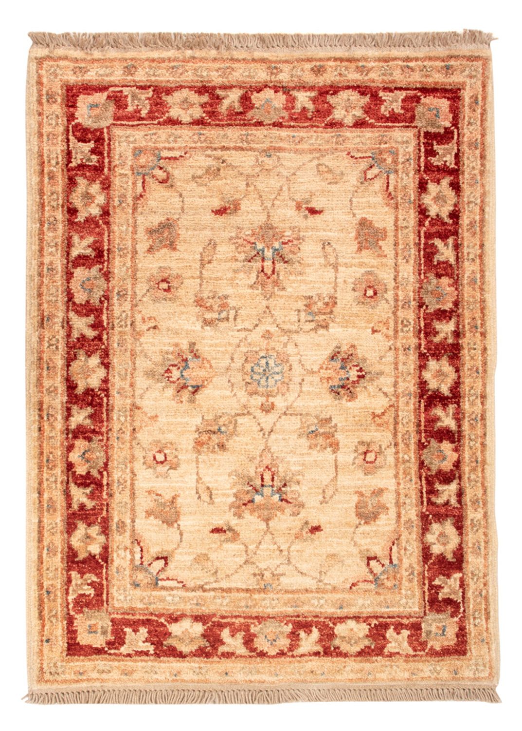 Ziegler Teppich - 70 x 51 cm - beige