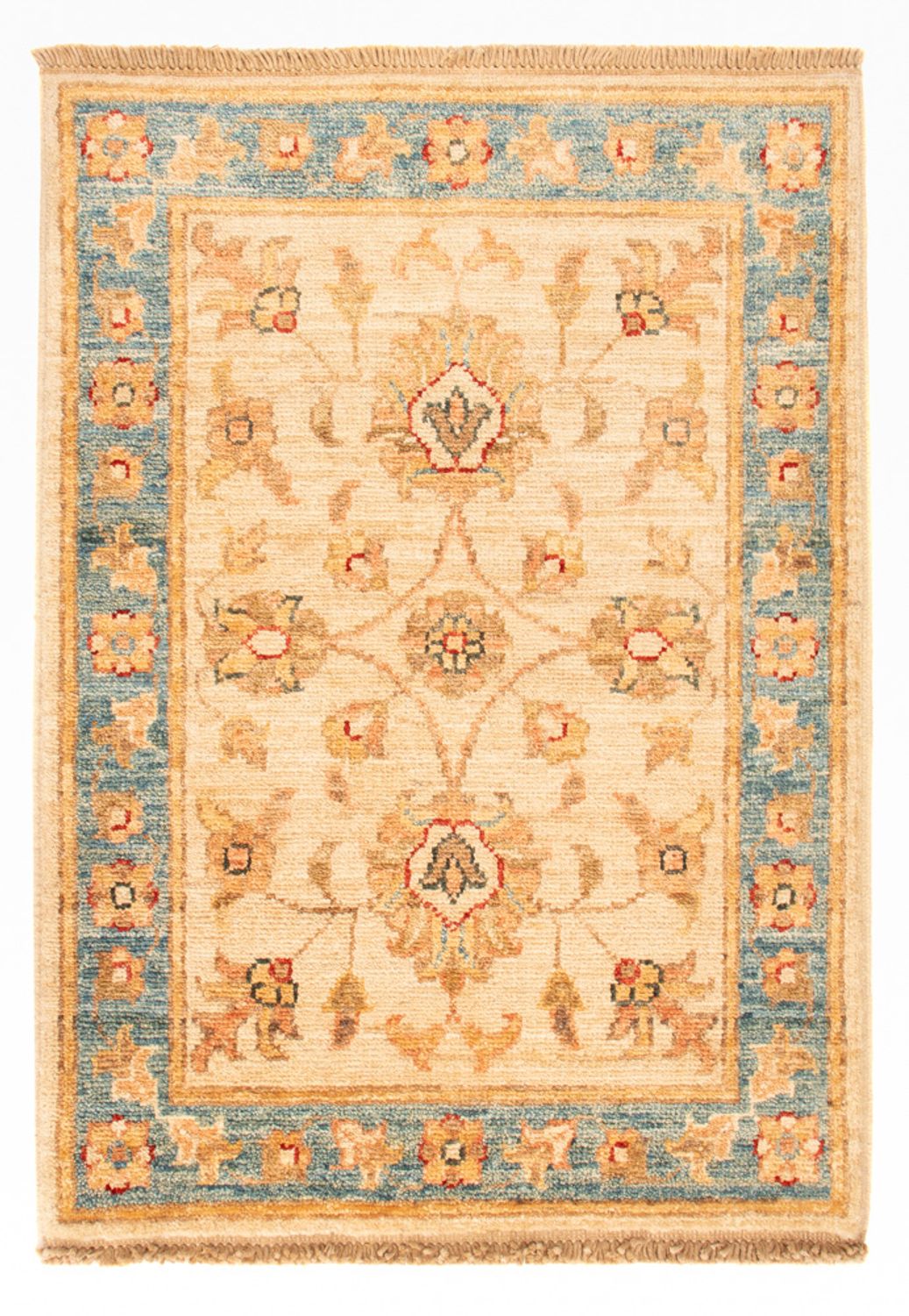 Ziegler Teppich - 73 x 51 cm - beige
