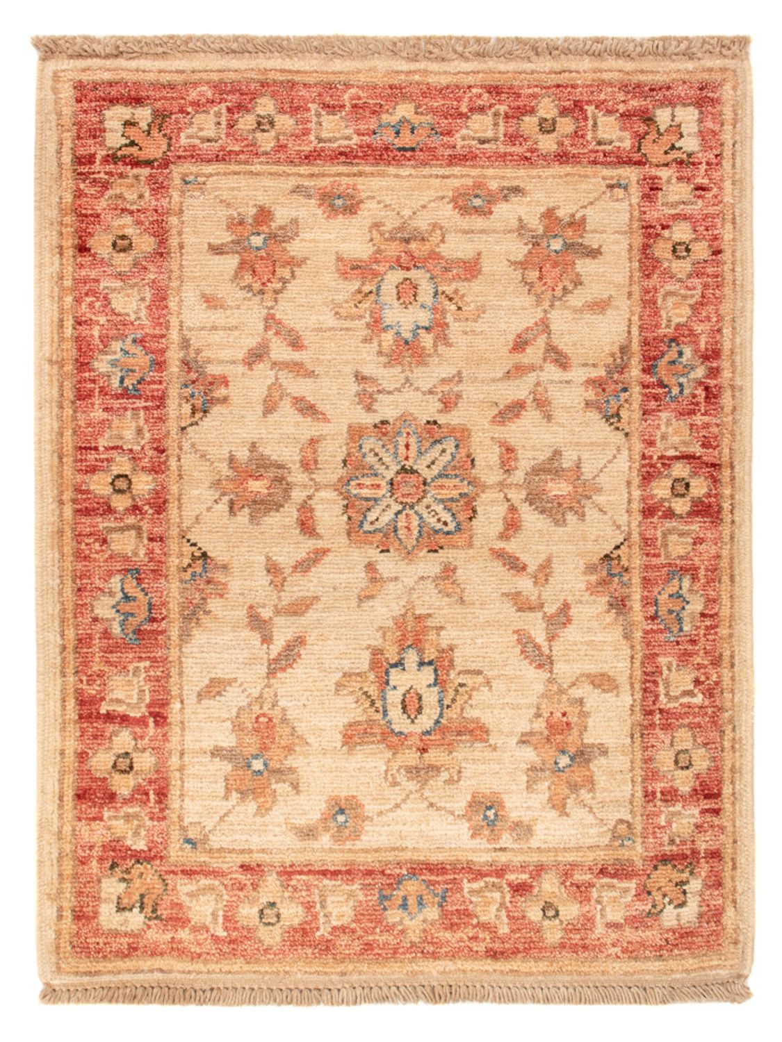 Ziegler Teppich - 68 x 51 cm - beige
