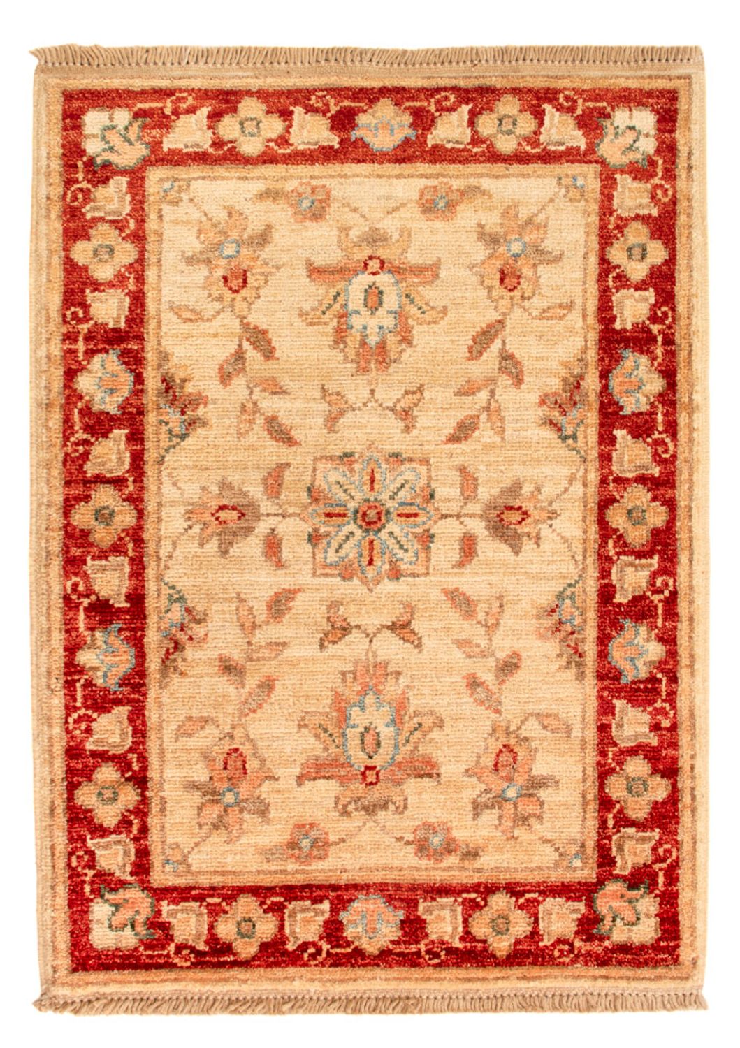 Ziegler Teppich - 70 x 52 cm - beige