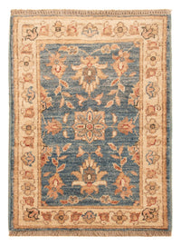 Tapis Ziegler - 67 x 50 cm - bleu pétrole