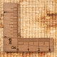 Ziegler Teppich - 65 x 54 cm - beige