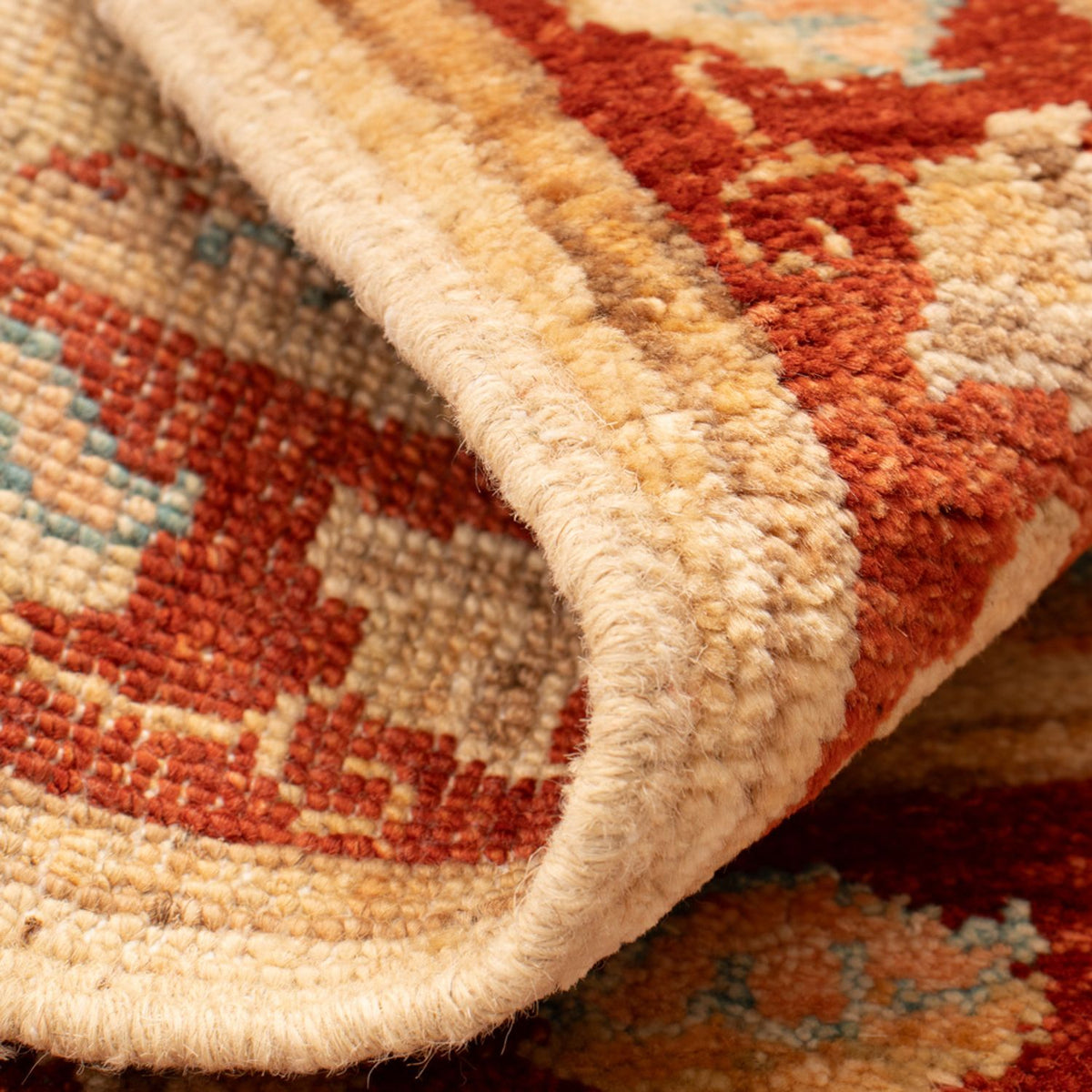 Ziegler Teppich - 74 x 52 cm - beige