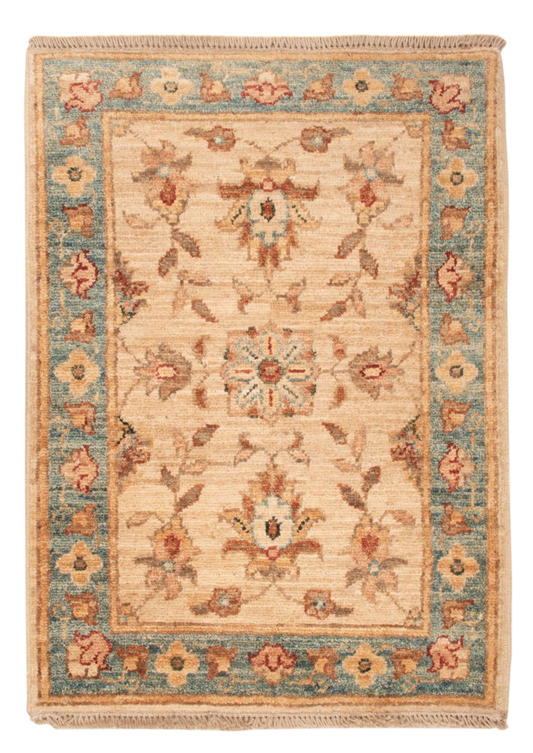 Ziegler Teppich - 70 x 51 cm - beige