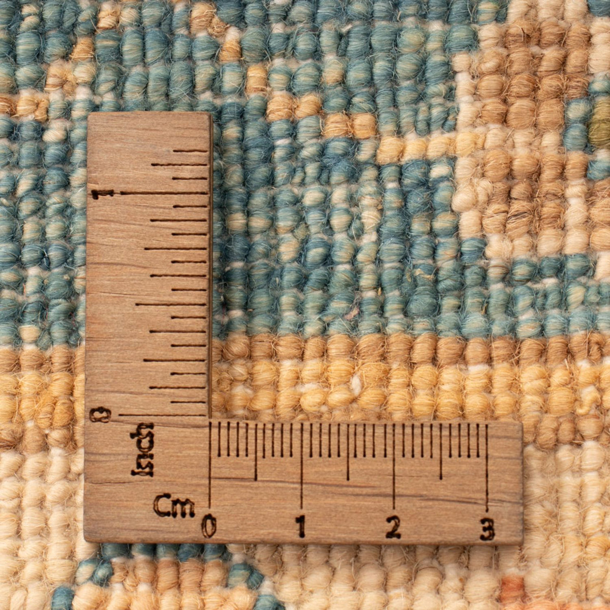 Ziegler Teppich - 72 x 53 cm - türkis