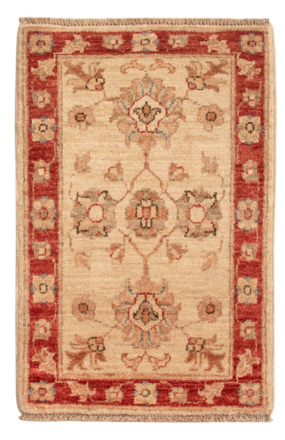 Ziegler Teppich - 70 x 44 cm - beige