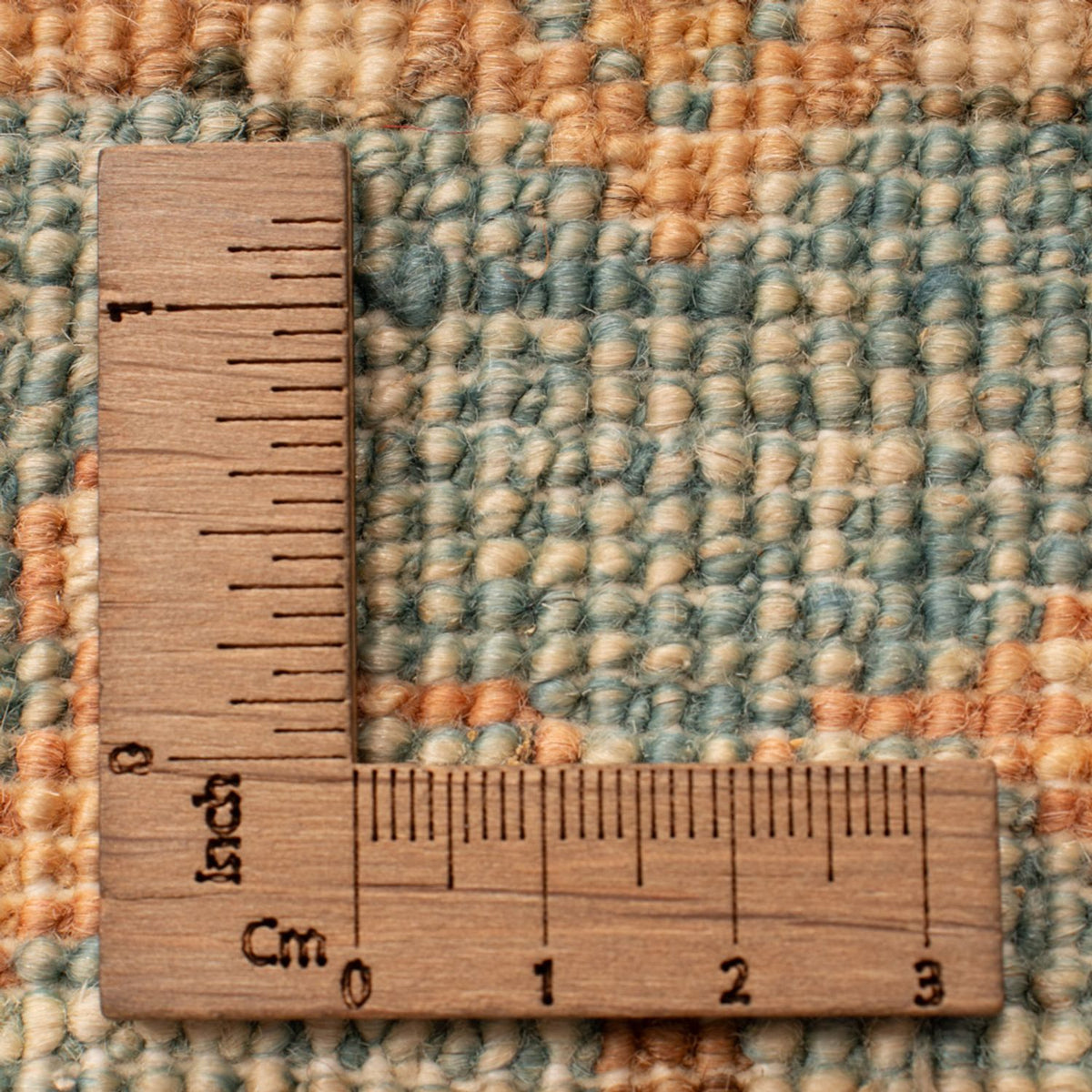 Ziegler Teppich - 65 x 55 cm - türkis