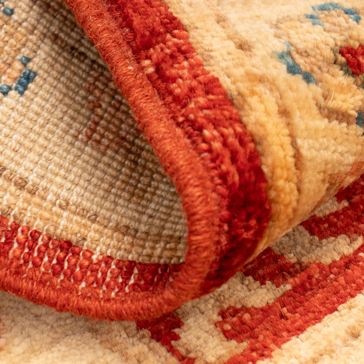 Ziegler Teppich - 65 x 53 cm - rot