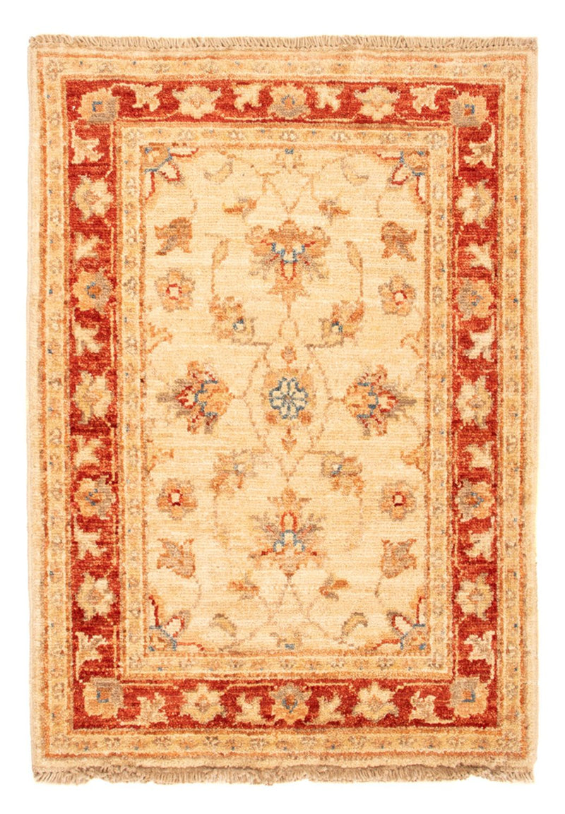 Ziegler Teppich - 74 x 54 cm - beige