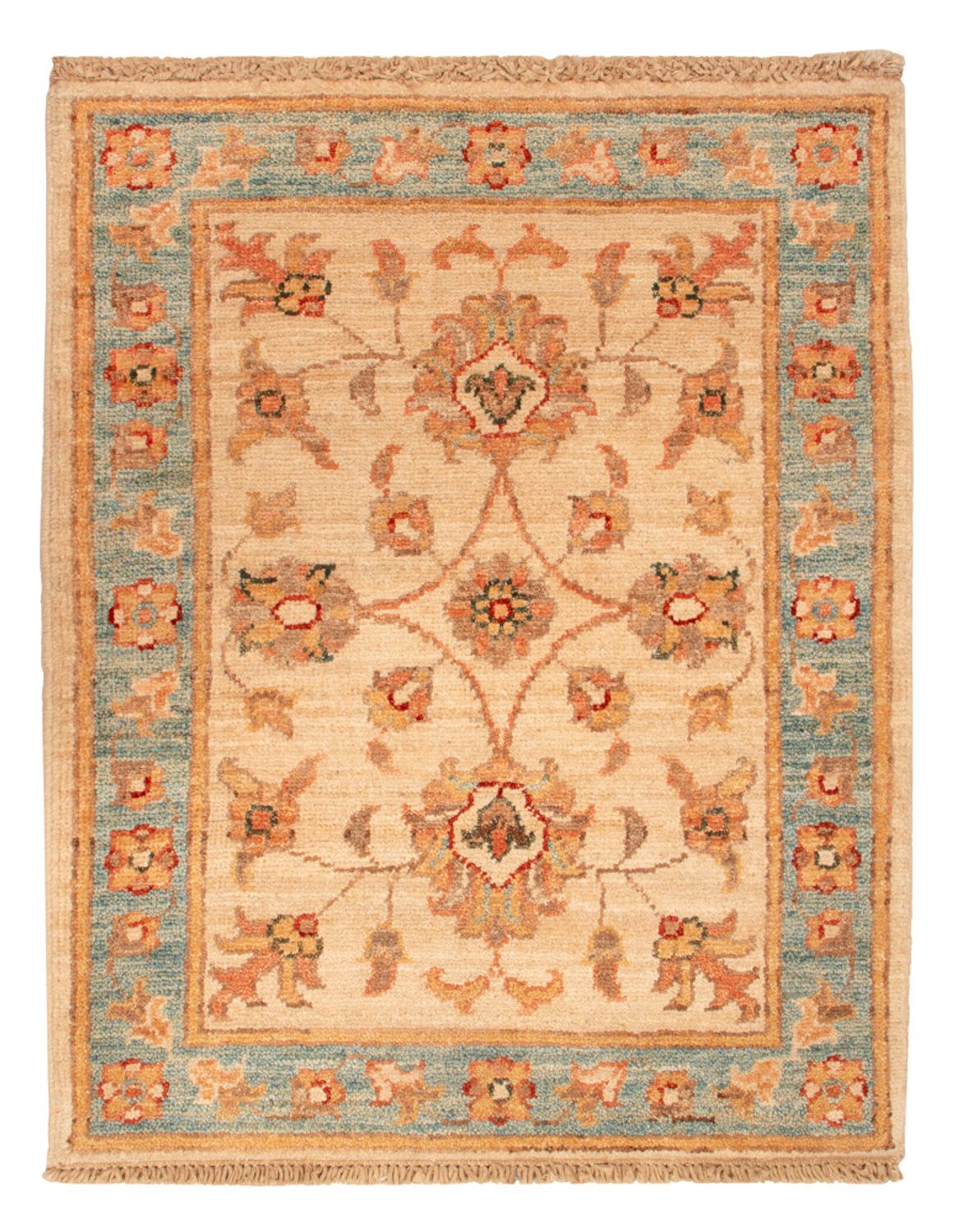 Ziegler Teppich - 67 x 54 cm - beige