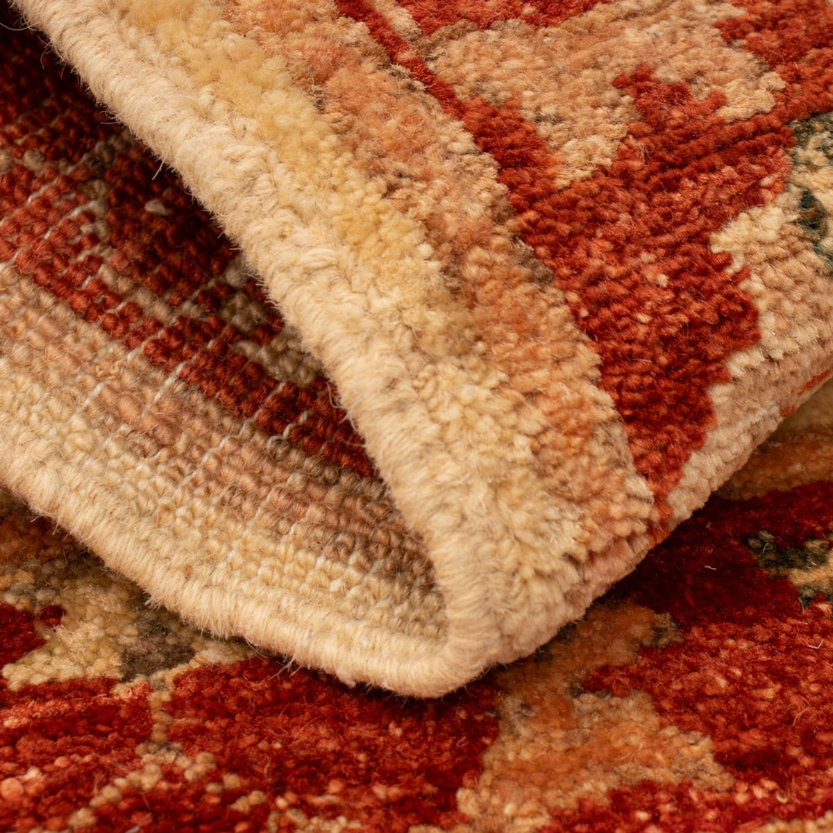 Ziegler Teppich - 65 x 51 cm - beige