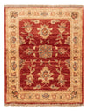 Ziegler Teppich 52x63cm - Orientteppich - rot - Rechteckig / Rot / 52 x 63 cm Rechteckig